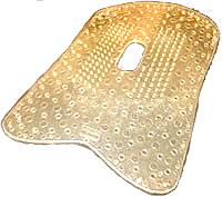 A gel cell saddle pad